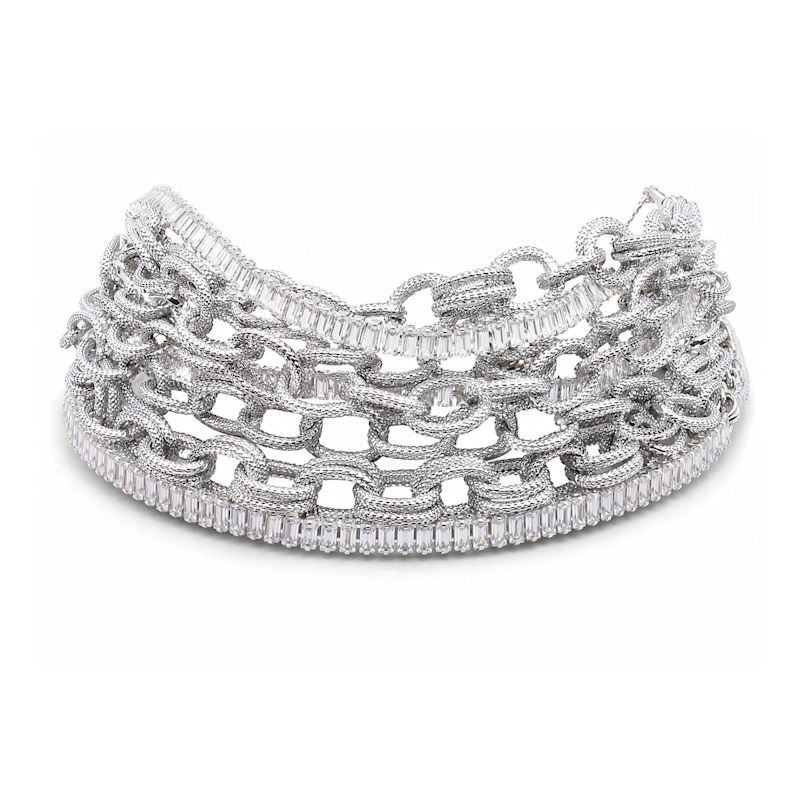 Ravesk Layered Chain Necklace | BAYEMEYC | Wolf & Badger