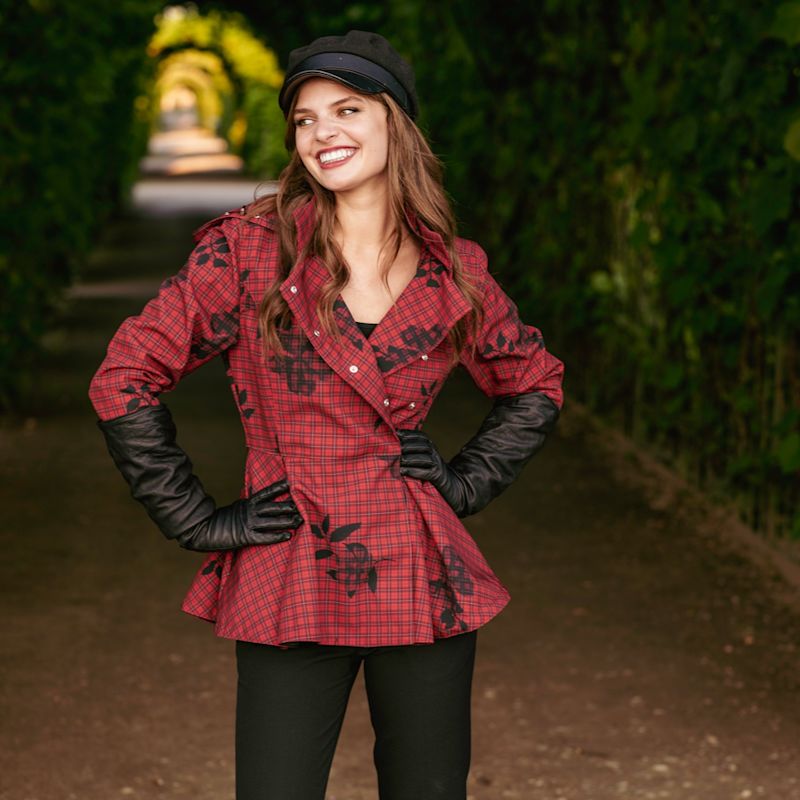 Red Jacket With Detachable Hood: Crimson Heart | RainSisters | Wolf ...
