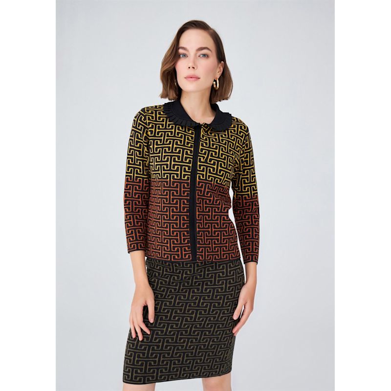 3540001 Multi Colour Patterned Light Jacket