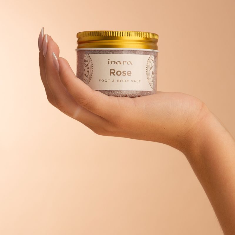 Rose Foot & Body Salt | inara | Wolf & Badger