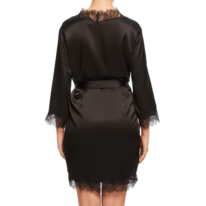 Sainted Sisters Scarlett Robe Black | Sainted Sisters | Wolf & Badger