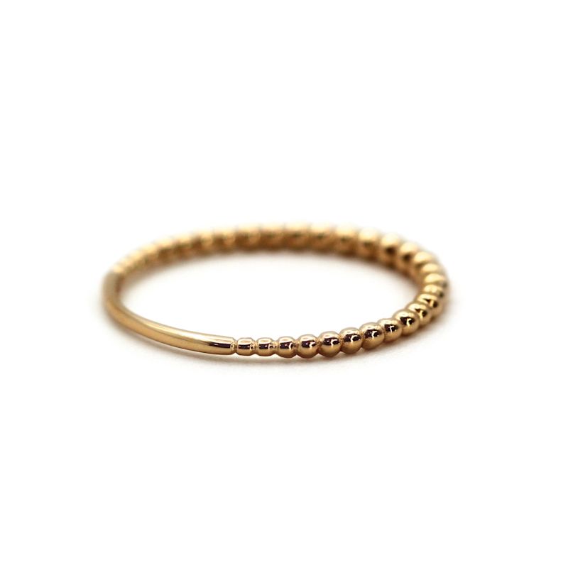 Soft Gradation Ball Rose Gold Ring | VicStoneNYC Fine Jewelry | Wolf ...