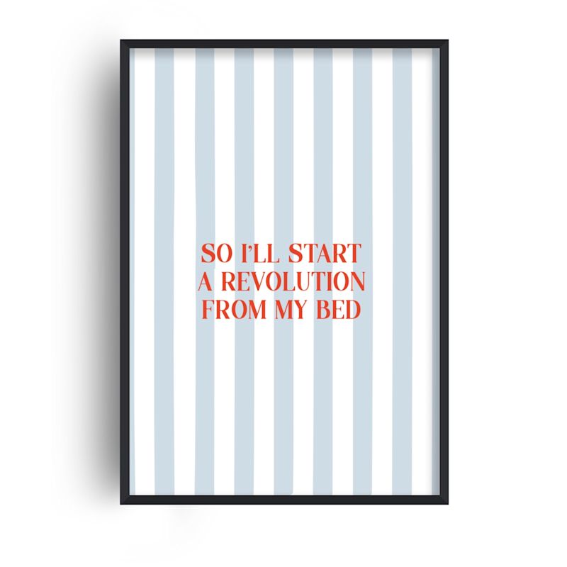 Start A Revolution Oasis Retro Music GicléE Art Print A3 | Fanclub ...