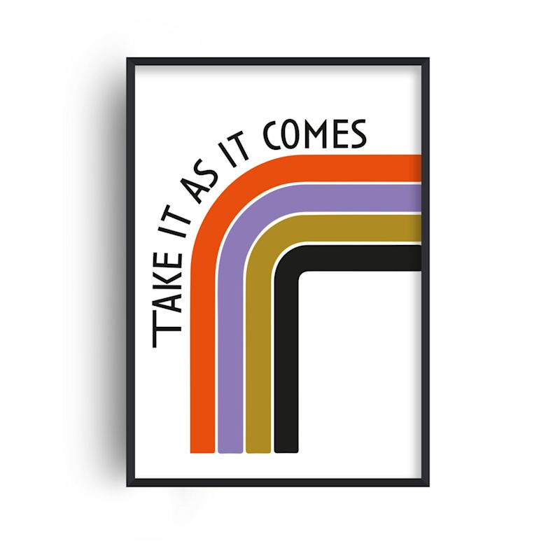 Take It As It Comes GicléE Retro Art Print A2 | Fanclub | Wolf & Badger