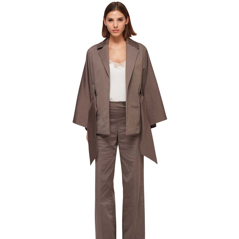 Taupe Kimono Jacket | Humans & Land | Wolf & Badger