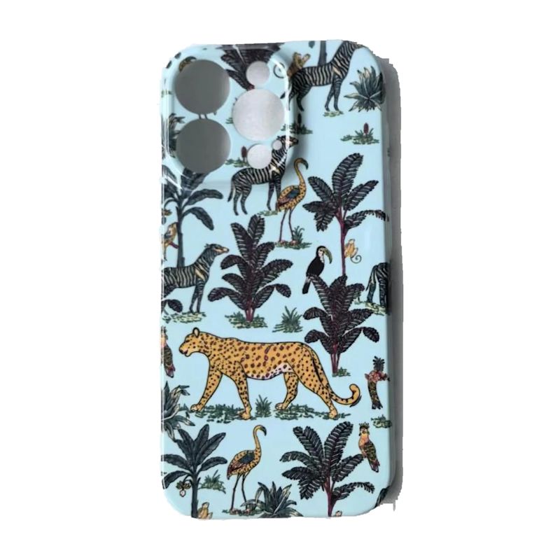 The Jungle Iphone Case In Duck Egg | Conscious Yoga Collective | Wolf ...