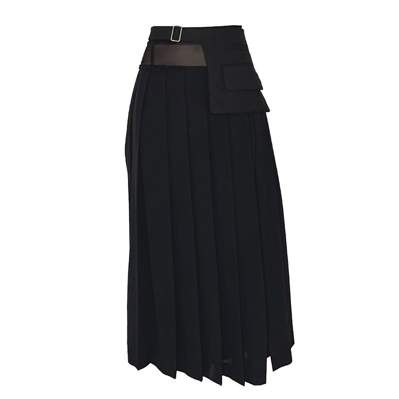 スカート PLEATS CORSET KNIT SKIRT PLEATS CORSET KNIT SKIRT