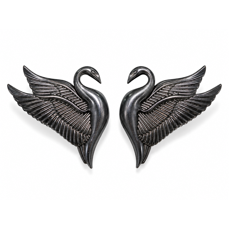 The Pink Reef Black Pearl Swan | The Pink Reef | Wolf & Badger