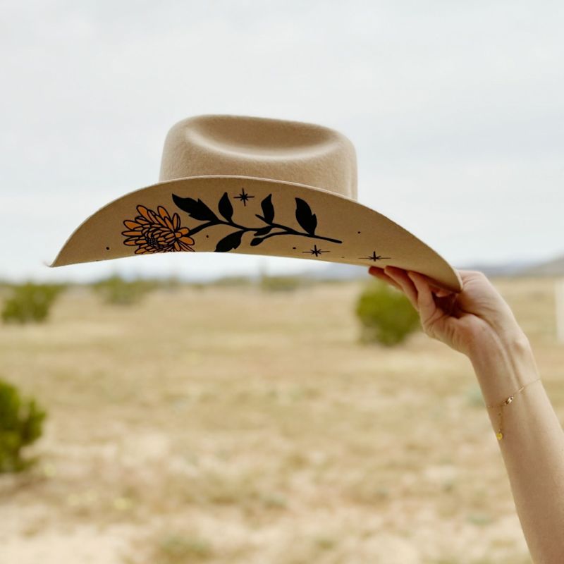 Wild as Heck Hats - The Presley Western 100% Australian Wool The Presley Western Cowboy Hat | Wild As Heck | Wolf & Badger main image 4