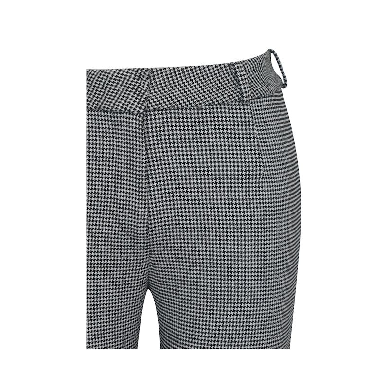 Ulli Micro-Houndstooth Flared Pants | Miss Circle New York | Wolf & Badger