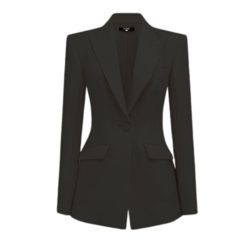 WOOD OVERSIZE BLAZER