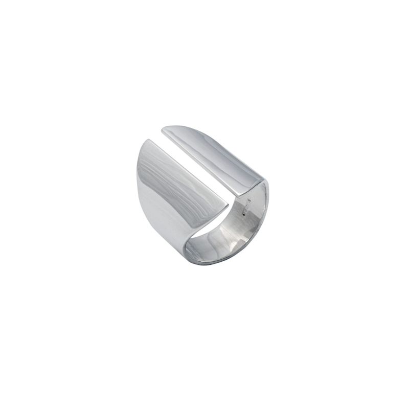 Wedge Ring Sterling Silver | Edge Only | Wolf & Badger