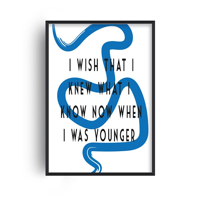 When I Was Older Retro Music Inspired Giclée Art Print A2 | Fanclub ...