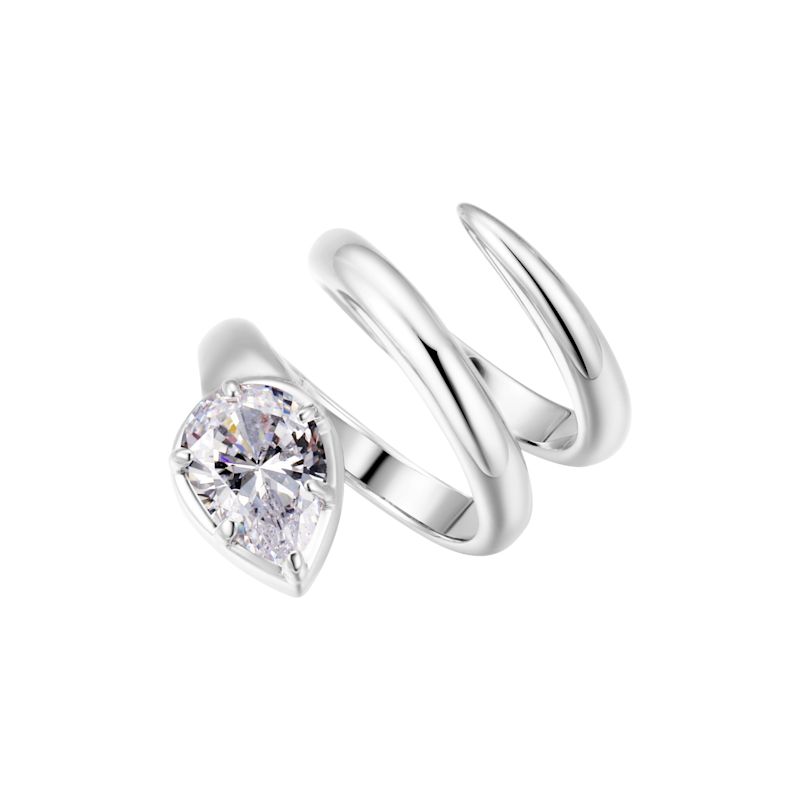 When You Know You Know Silver Twisted Snake Pinky Ring | OneWildOne ...
