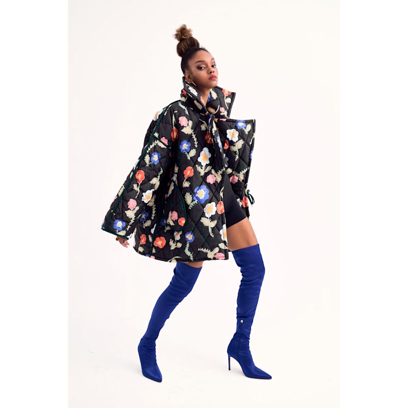 Flower Powers Puff Coat | Flainer | Wolf & Badger