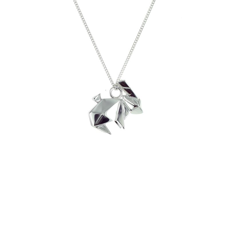 Mini Rabbit Necklace Silver image