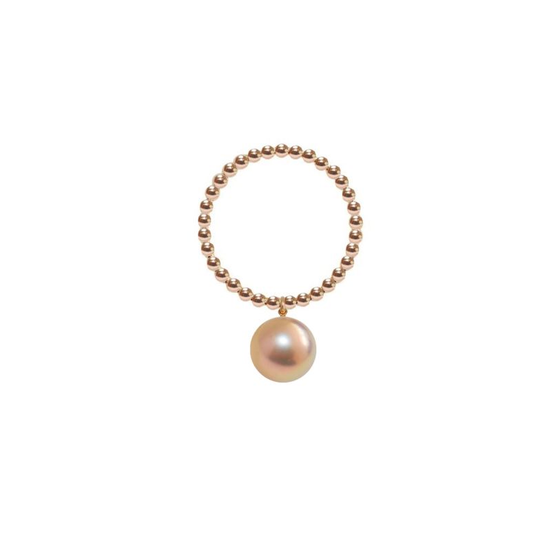 Gold Orb Ring Gold Pearl image