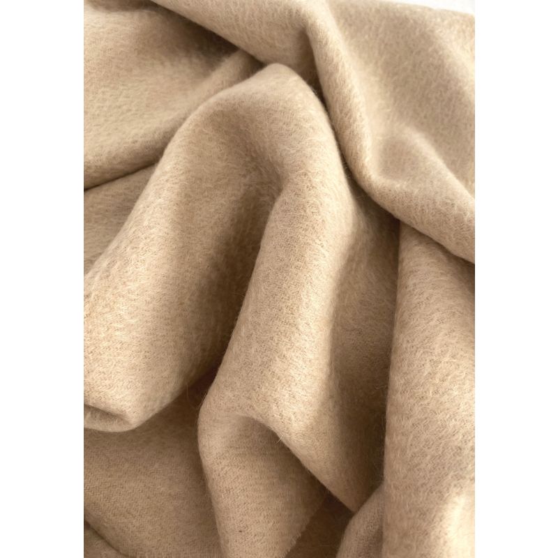 Organic Cashmere Scarf - Pebble Beige image