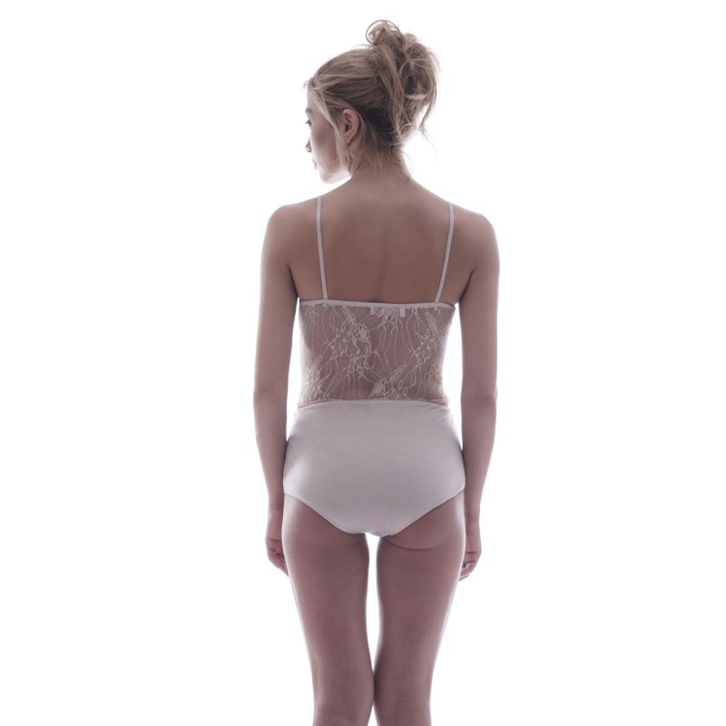 Modal Bodysuit Beige image