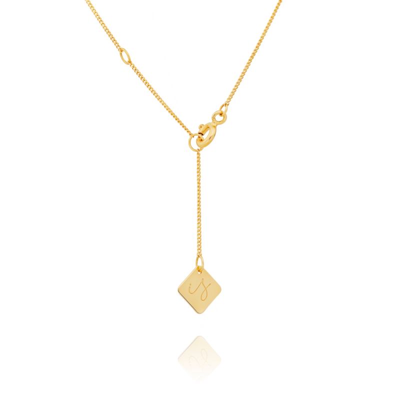 18K Gold Vermeil Topaz Necklace image