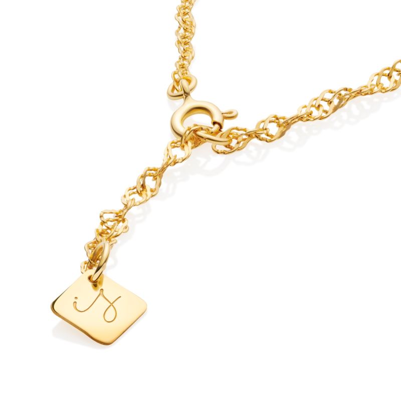 18K Gold Vermeil Twisted Chain Necklace image