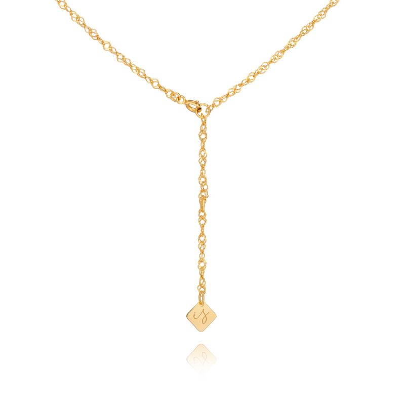 18K Gold Vermeil Twisted Chain Necklace image