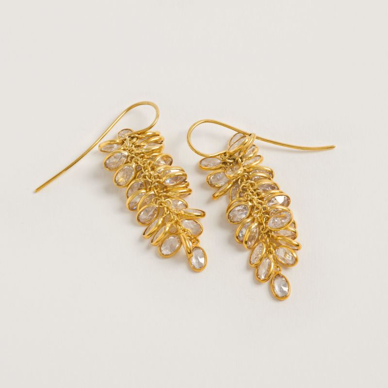 22Ct Gold Midi Crystal Drops image