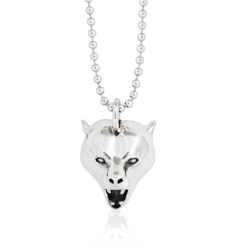 Bear Pendant Silver image