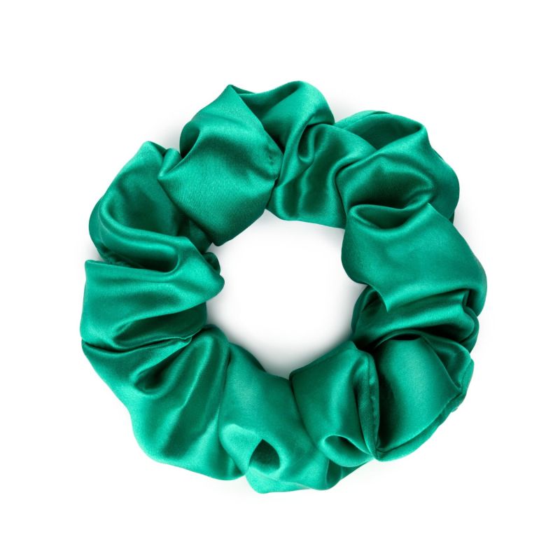 3 Large Silk Scrunchies - The Tropics image