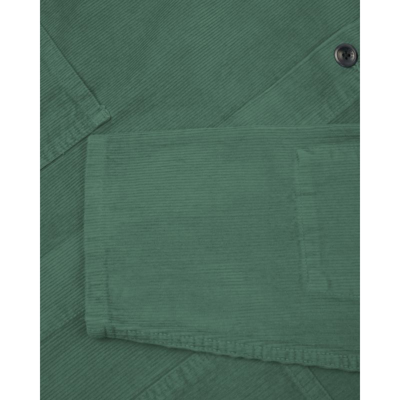 Buttoned Cord Overshirt - Eucalyptus image