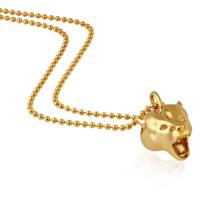 Bear Pendant Gold image