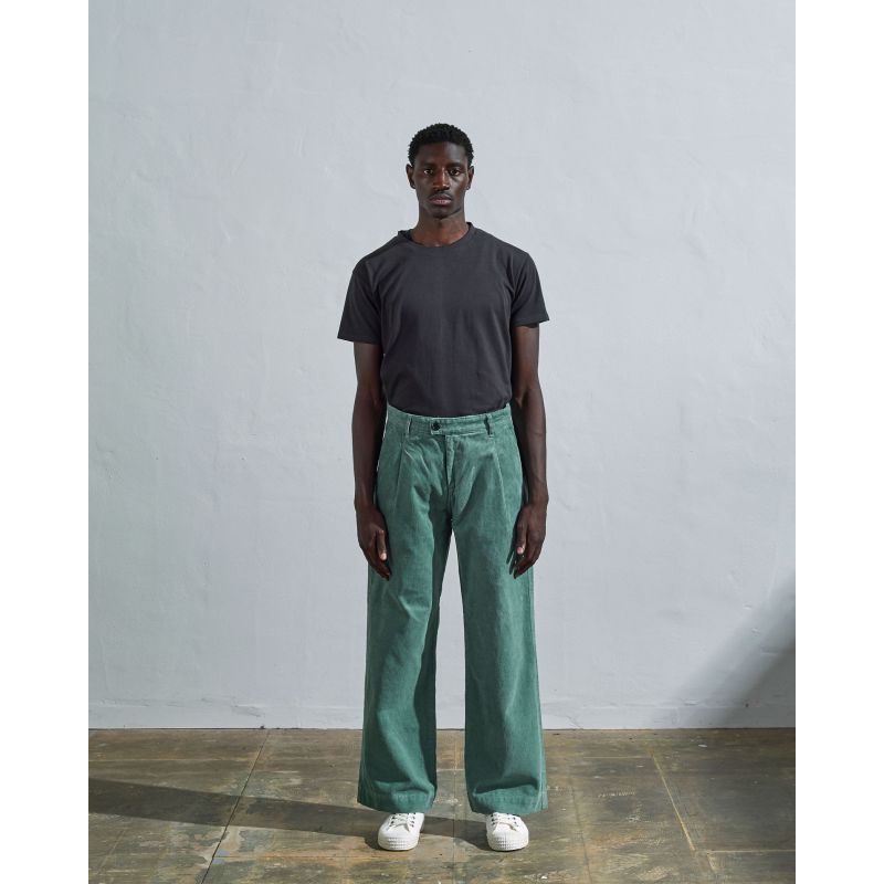 Cord Boat Pants  - Eucalyptus image