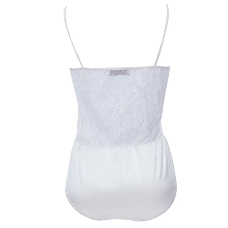 Silk Bodysuit Ivory image