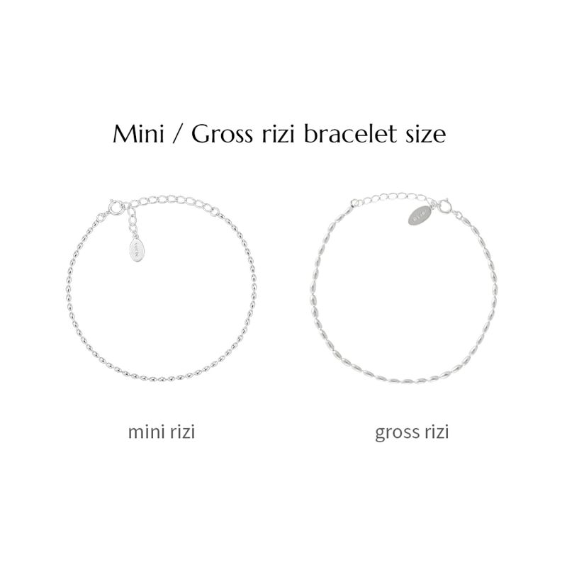 925 Silver mini rizi bracelet image