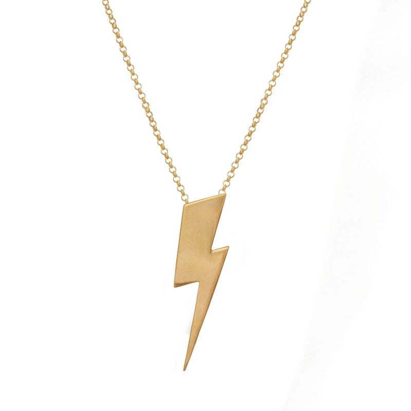 Lightning bolt charm gold clearance