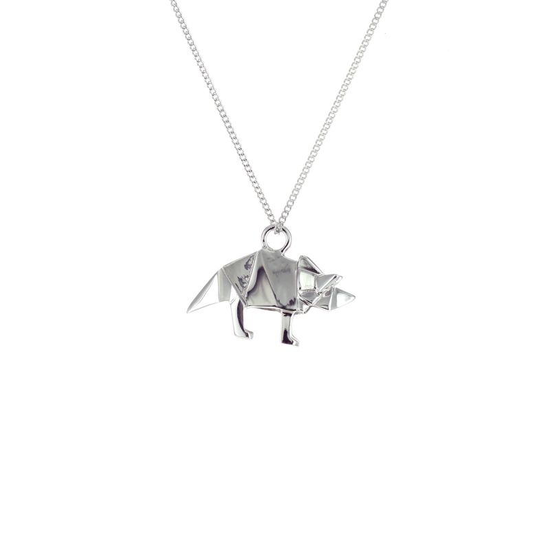 Mini Triceratop Sterling Silver image