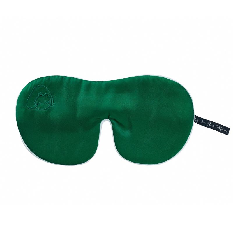 Silk Eyeshade For Sleeping - Green image