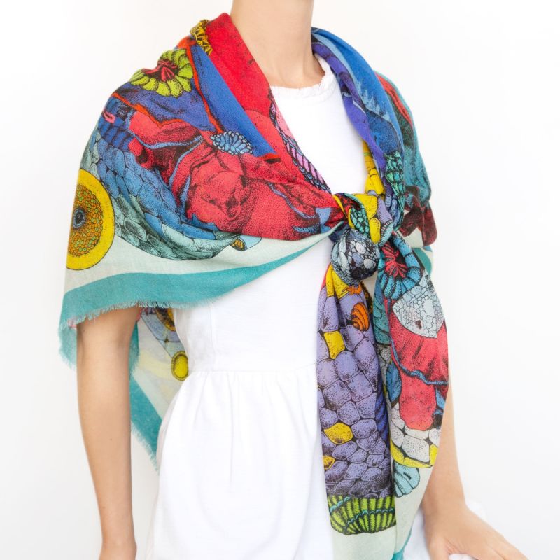 Cashmere Silk Eden Garden Scarf image