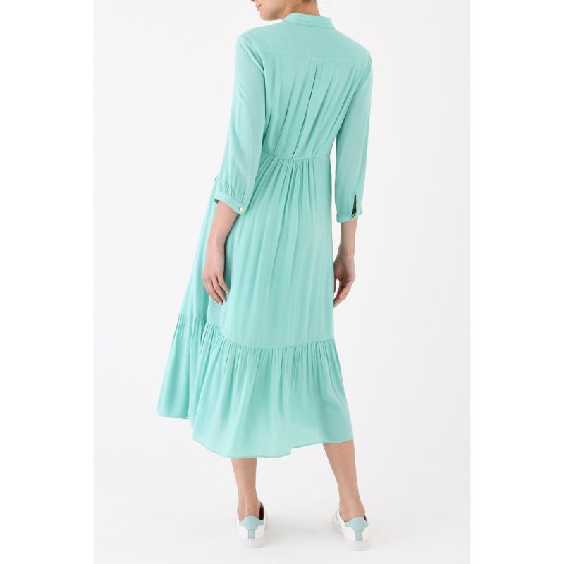 Anastasia Dress Pale Turquoise Rayon image