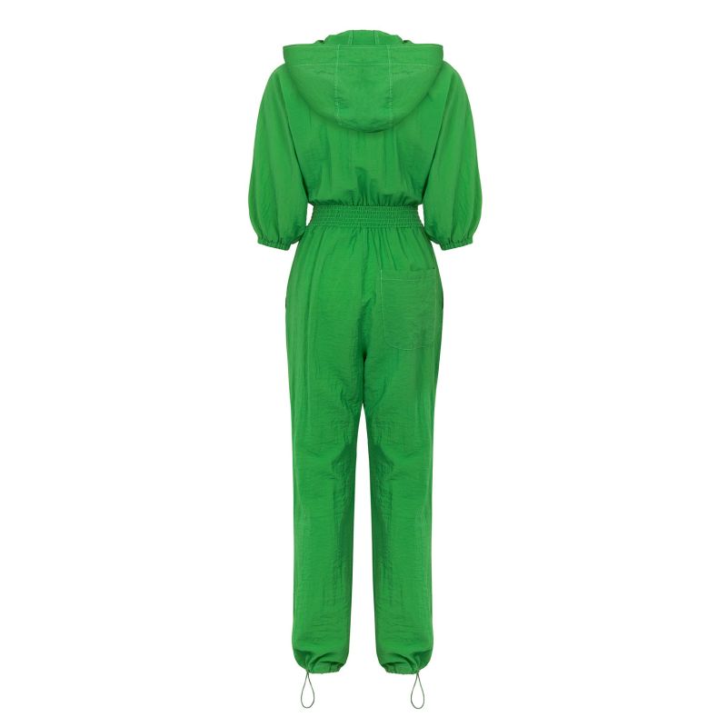 Hooded Jumpsuit Green image