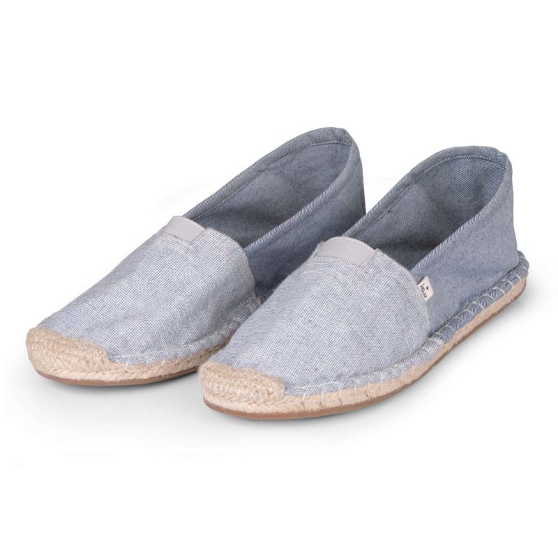 Handmade Vegan Extrafit Espadrilles For Women In Caesious Blue image