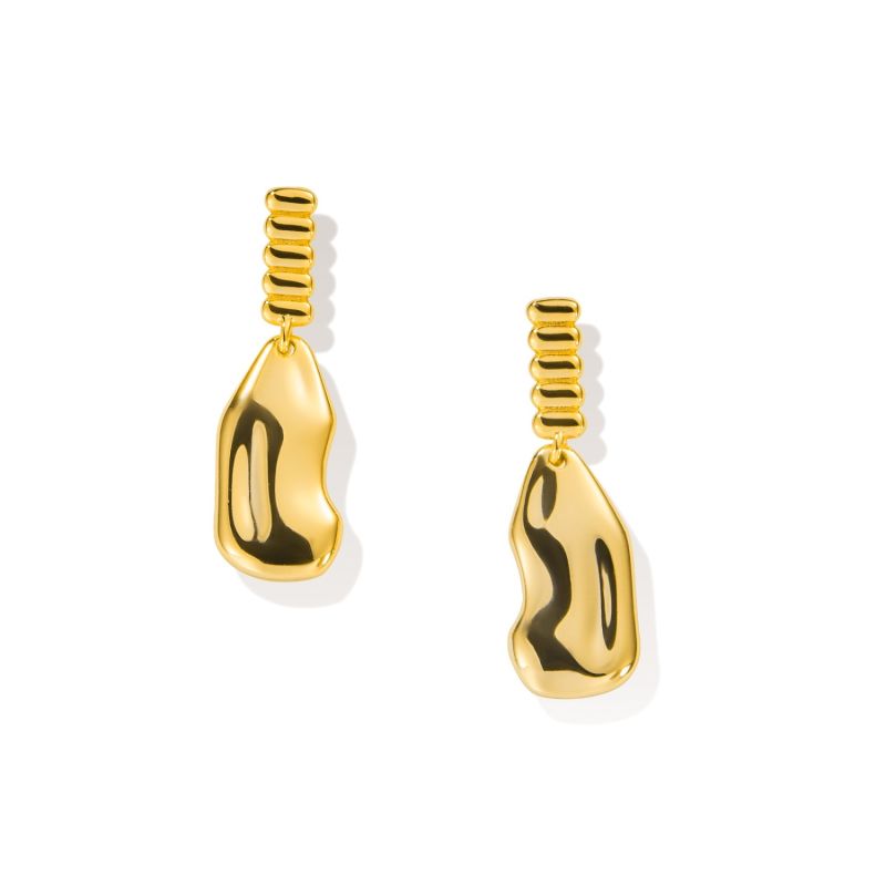 Rosette Earrings - 18K Gold Vermeil image