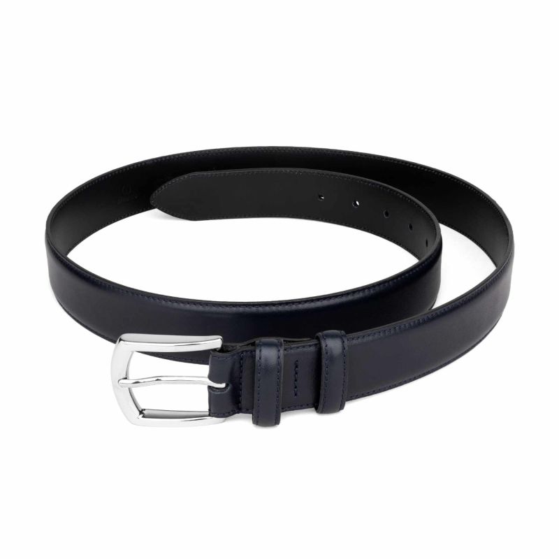 Classic Leather Belt Blue Sandro image