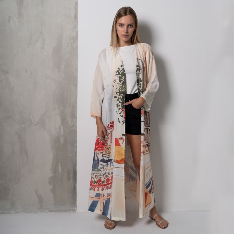 Abode Long Kimono Dress image