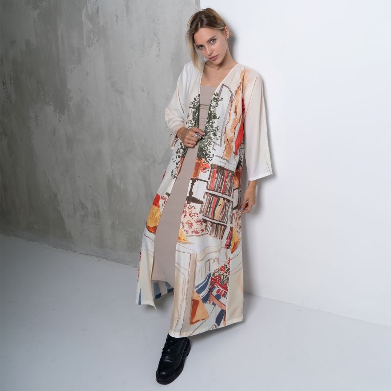 Abode Long Kimono Dress image