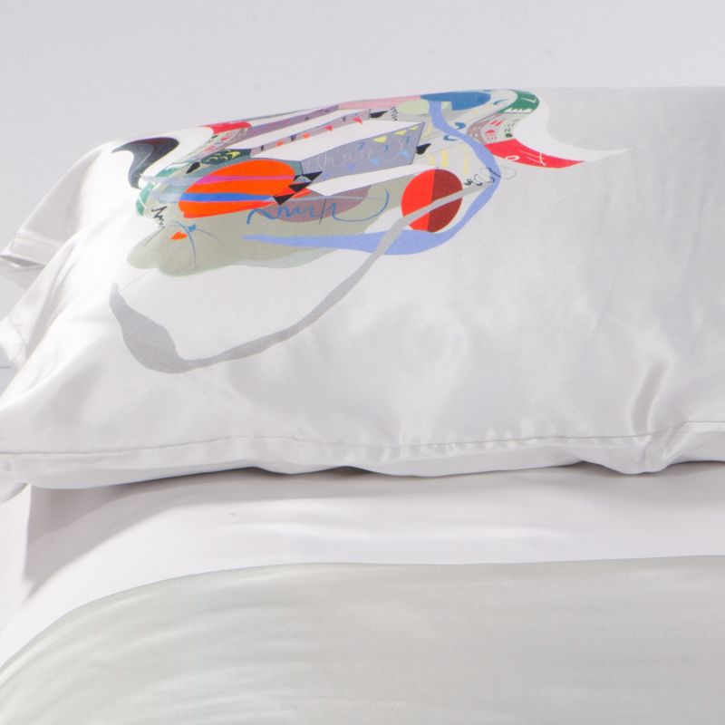 Abstract Silk Pillow Case image