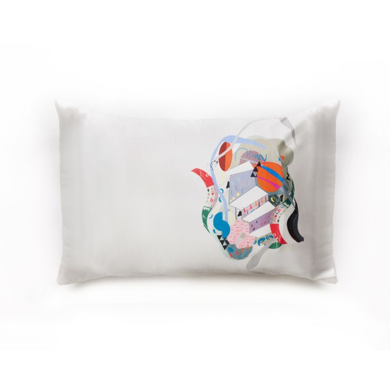 Abstract Silk Pillow Case image