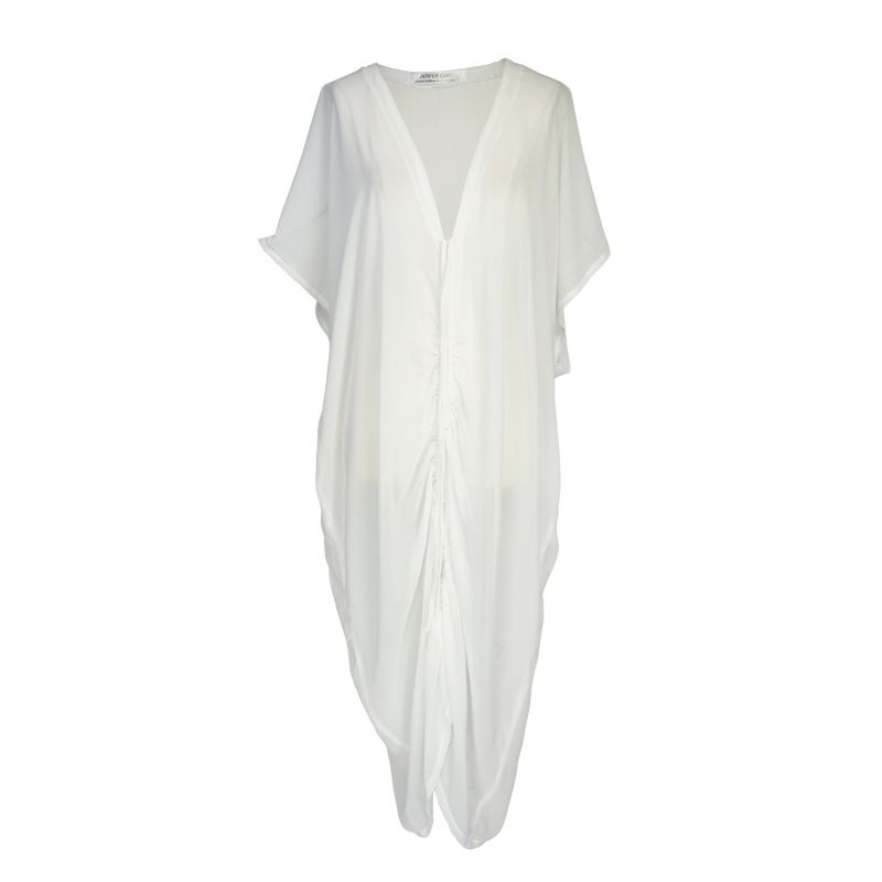 Actius Caftan Kaftan Dress In Ivory image