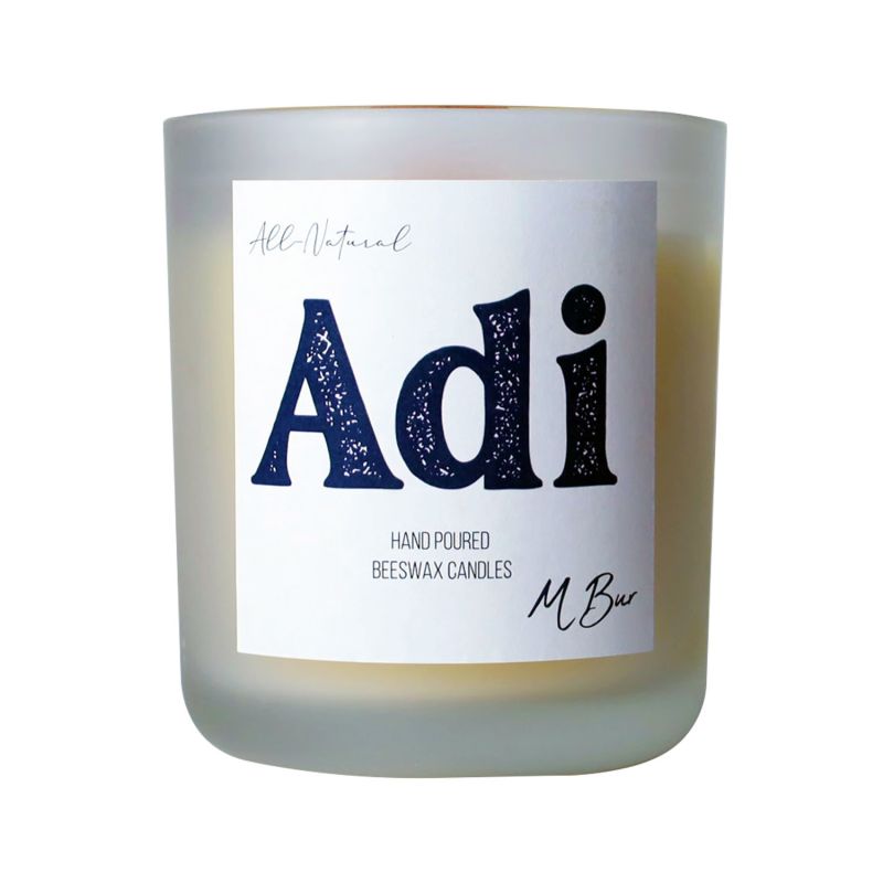 Adi- Scented Hand Poured Beeswax Candle image