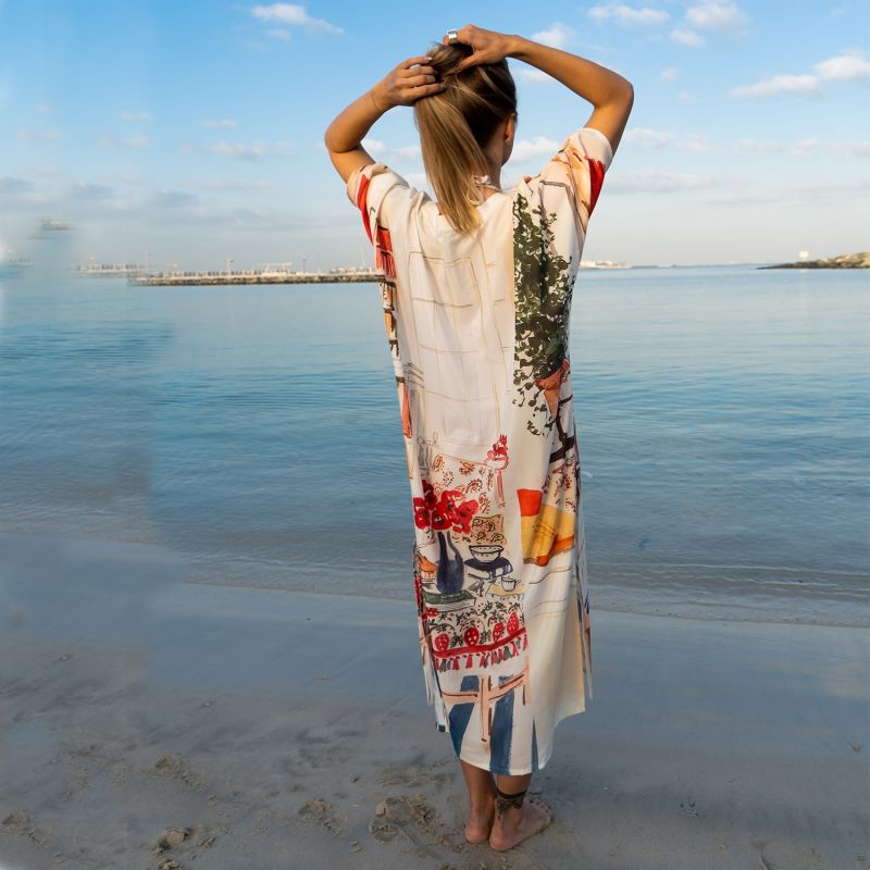 Abode Long Kaftan Dress image